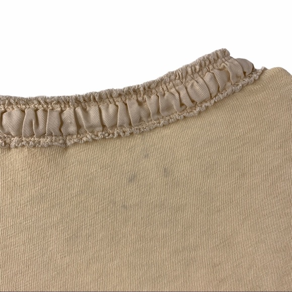 J. Crew Eggshell V Neck Long Sleeve Top - Picture 6 of 8